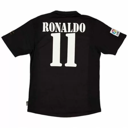 Real Madrid Soccer Jersey Replica Centenary Away Retro 2002/2003 Mens (Ronaldo #11)
