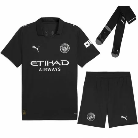 Manchester City Soccer Whole Kit Jersey + Short + Socks Replica Away 2025/26 Mens