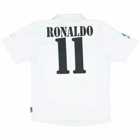 Real Madrid Soccer Jersey Replica Retro Centenary Home 2002/2003 Mens (RONALDO #11)